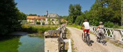 Camera doppia, vista fiume | Parco della struttura
