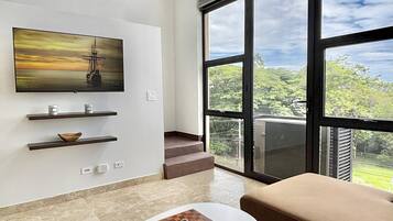 Apartment, 1 Bedroom, Accessible | Living room