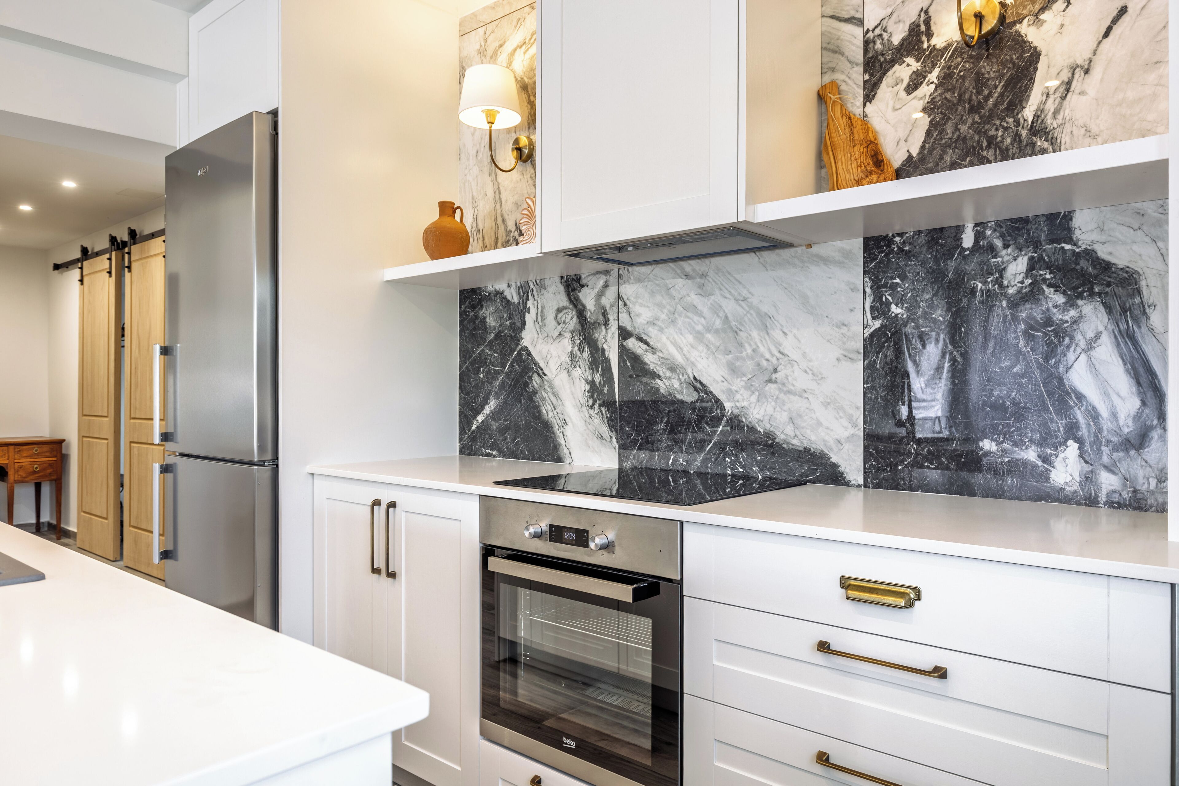 Deluxe appartement, 1 queensize bed | Privékeuken