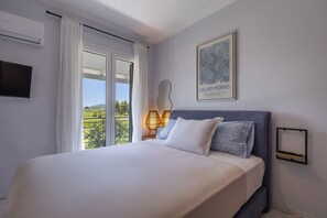 Deluxe Apartment, 3 Bedrooms, Mountain View | Iron/ironing board, free WiFi - Oasis Luxury Residences (Zakynthos)