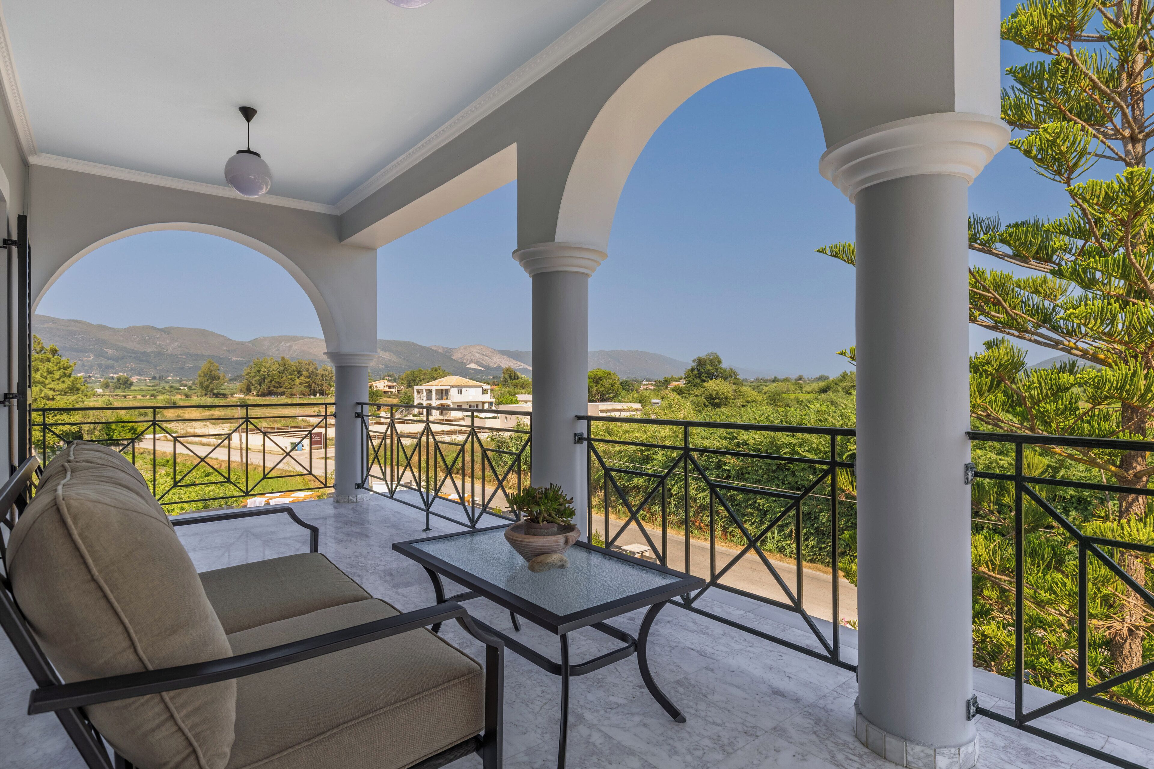 Deluxe Apartment, 3 Bedrooms, Mountain View | Terrace/patio