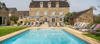 Gîte Les Hervelines with Private Pool, Garden & Wi-Fi in Pleudihen sur Rance