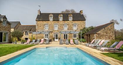 Gîte Les Hervelines with Private Pool, Garden & Wi-Fi in Pleudihen sur Rance