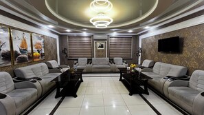 Sala de estar en el lobby