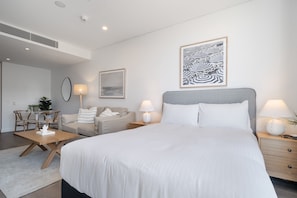 1 habitación y ropa de cama 