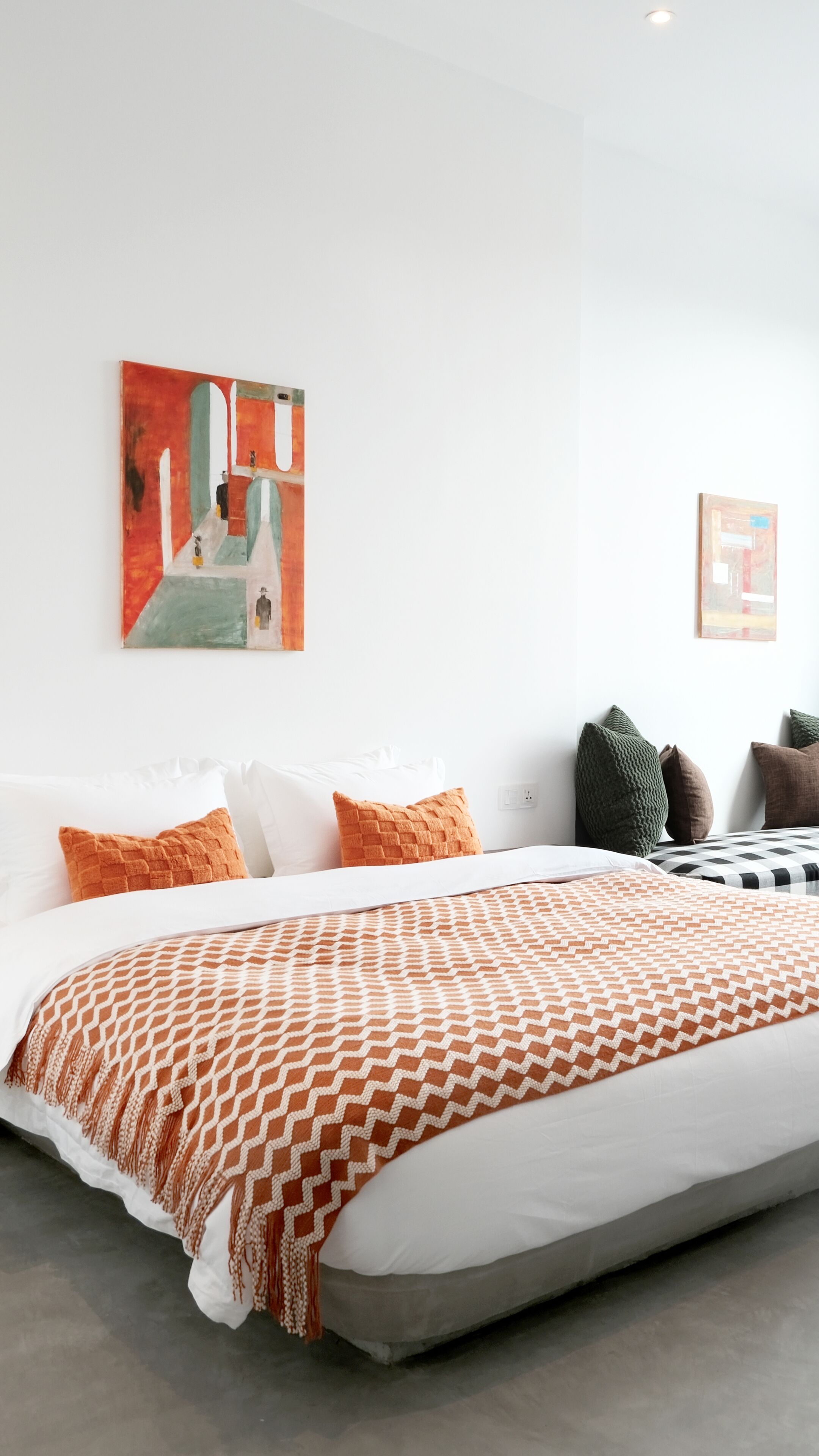 Phòng 2 giường đơn Deluxe, quang cảnh hồ bơi | Bộ trải giường bằng vải cotton Ai Cập, bộ đồ giường cao cấp 