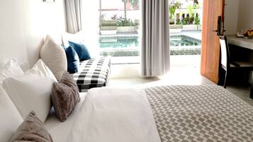 Egyptian cotton sheets, premium bedding, down duvets, memory-foam beds