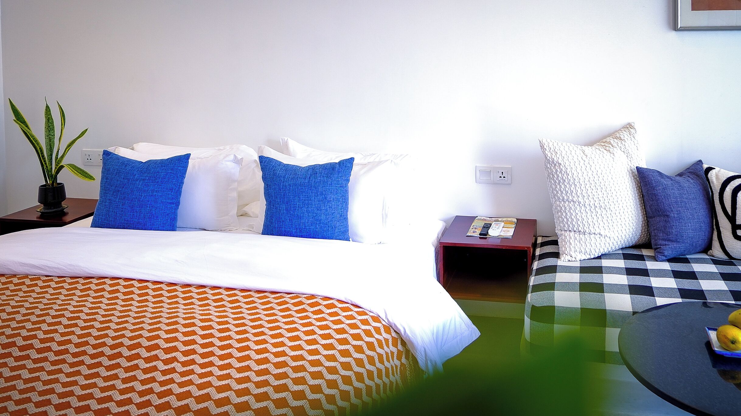 Deluxe Double Room, Poolside | Egyptian cotton sheets, premium bedding, down comforters