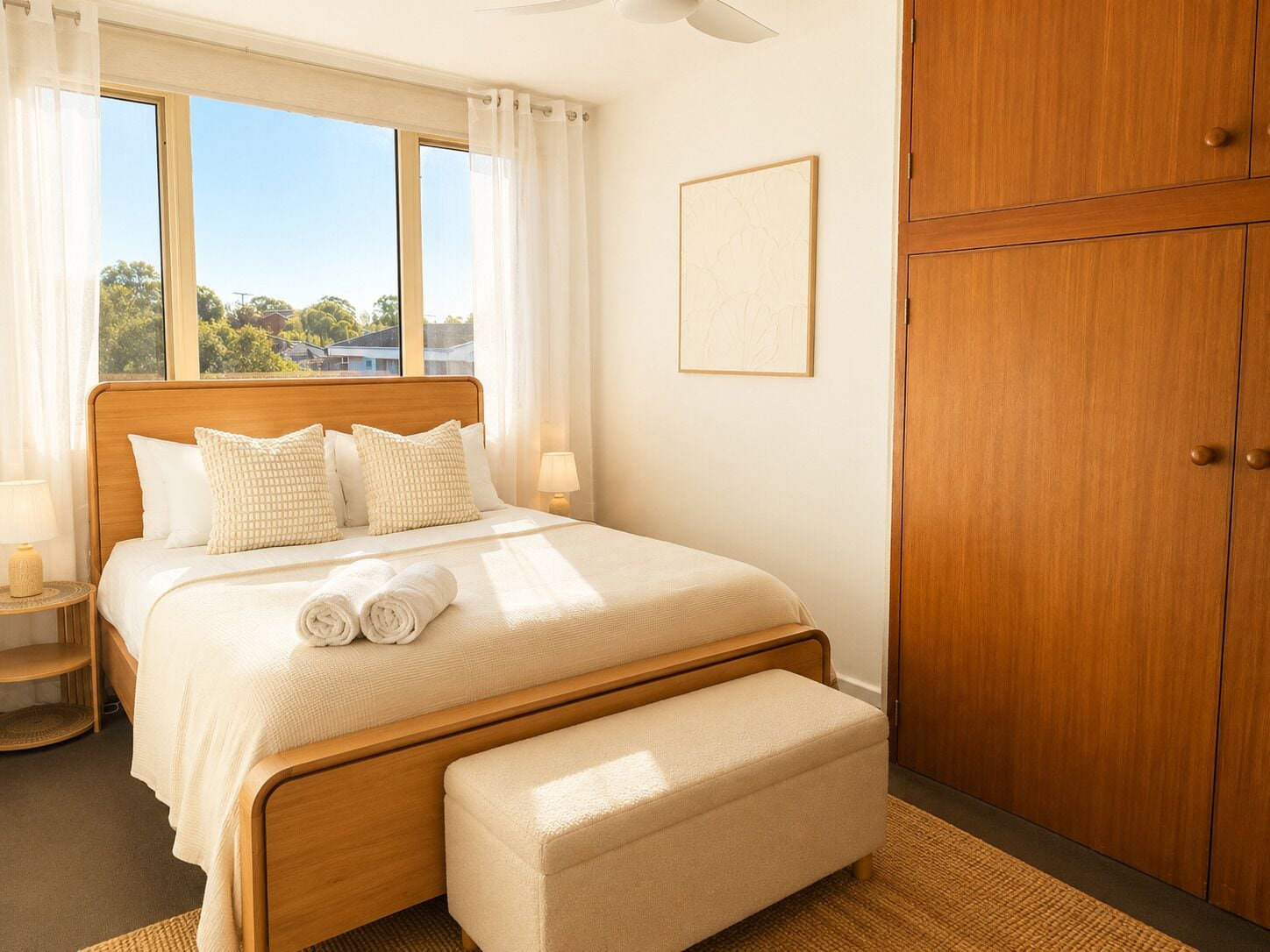 1 bedroom, iron/ironing board, travel cot, free WiFi