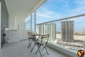 Luxury Apartment, Balcony, City View | Balcony view
