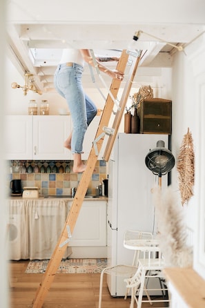 Casa de campo família, 2 quartos, vista para o jardim