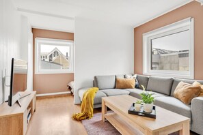 Living area - Sentral og moderne studio - gangavstand til alt (Tromsø)