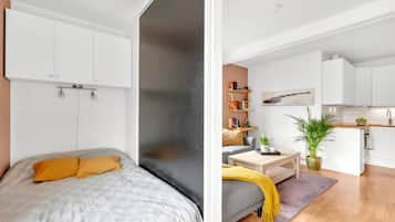 1 soverom, skrivebord og wi-fi