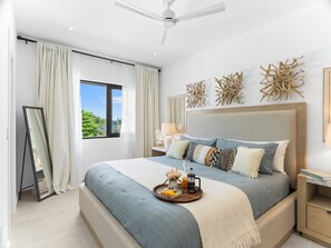 2 slaapkamers, een kluis op de kamer, een strijkplank/strijkijzer