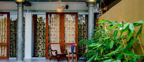 Fachada de la propiedad