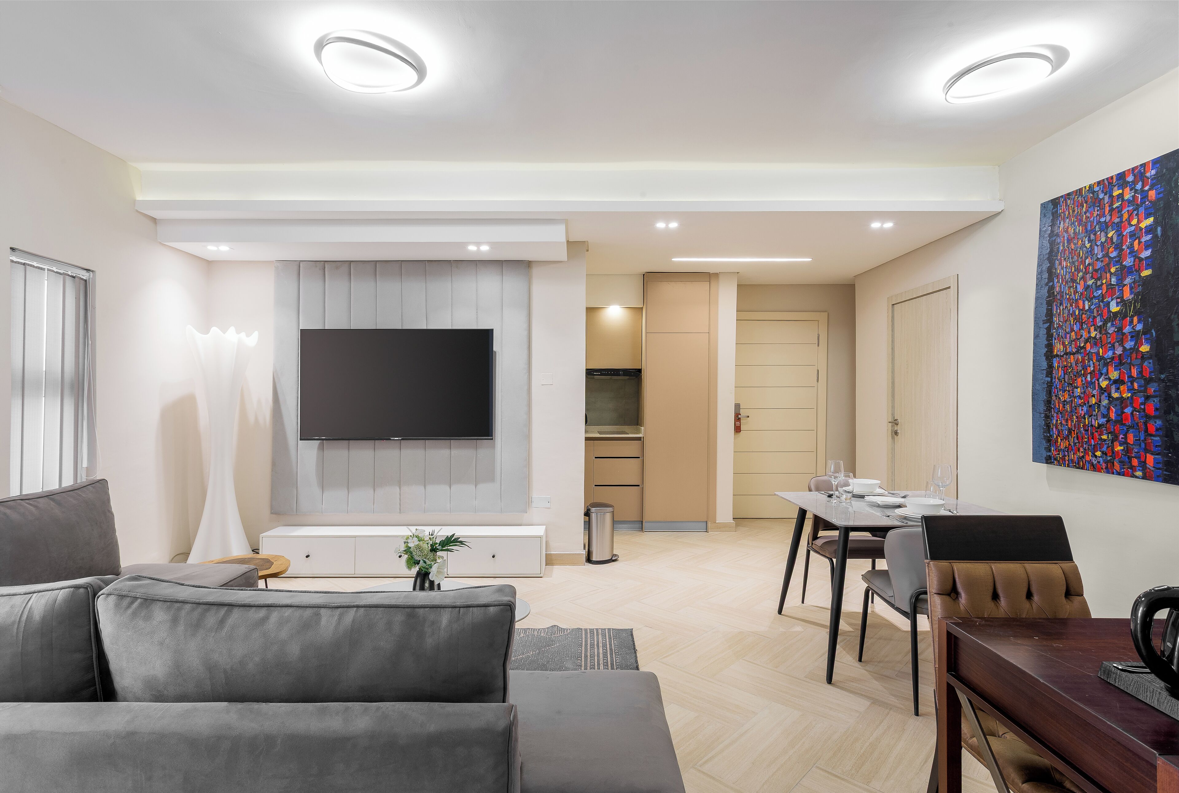 Apartament Deluxe, vistes al jardí | Sala d'estar