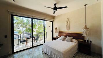 Departamento Confort, balcón, vista al jardín | Wifi gratis