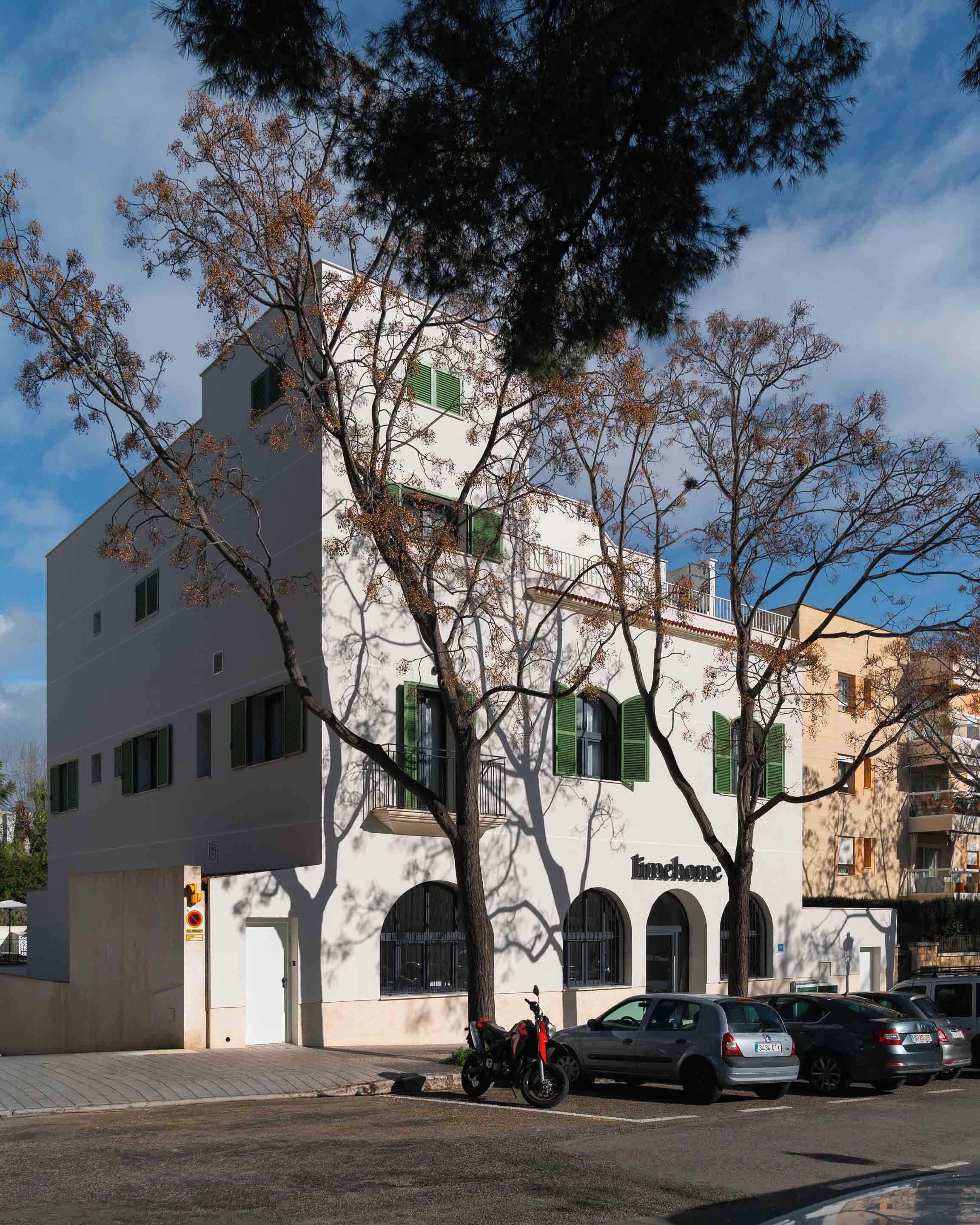 Fassade der Unterkunft