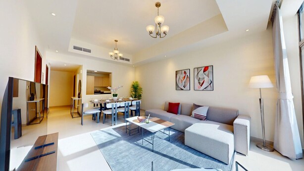 Living area - Spectacular 4 Bed Villa l Garden l Wadi Al Safa (Dubailand)