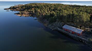 Utsikt mot havet/stranden