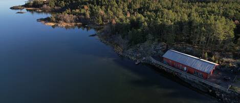Utsikt mot havet/stranden