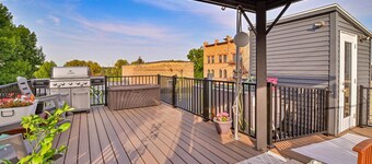 Downtown condo with private rooftop patio. Downtown Grand Forks.