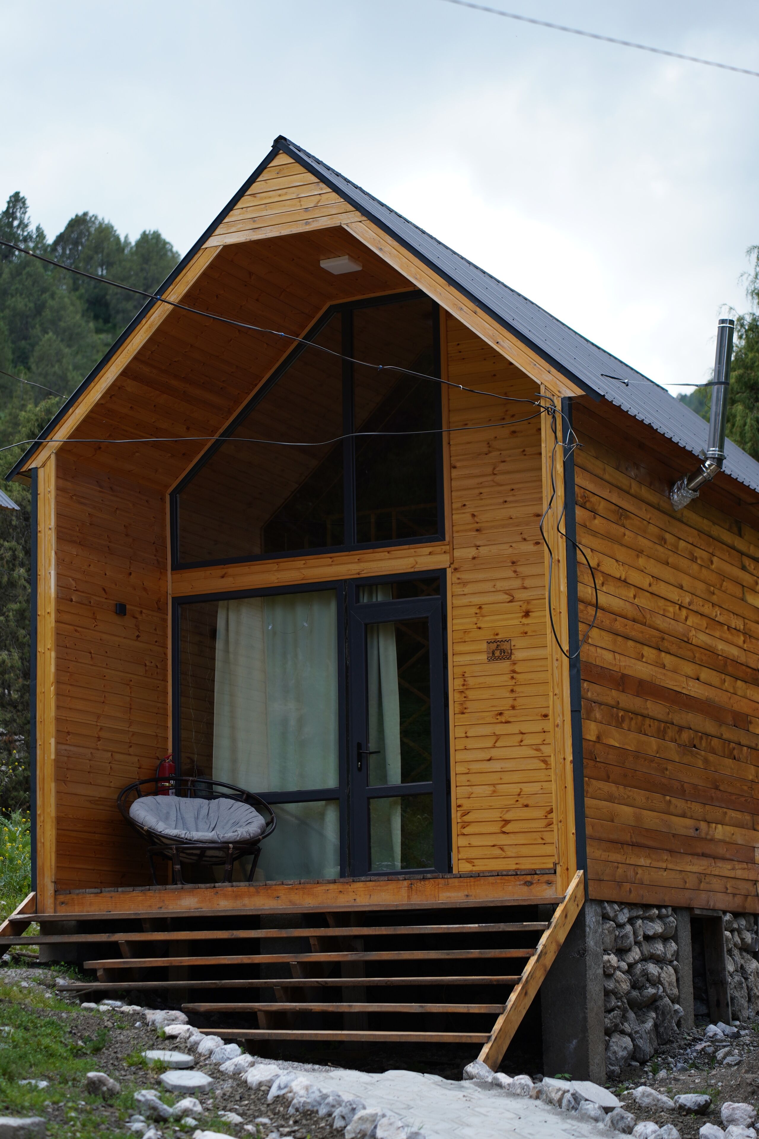 Casa de campo Confort, vista a la montaña | Cortinas blackout 