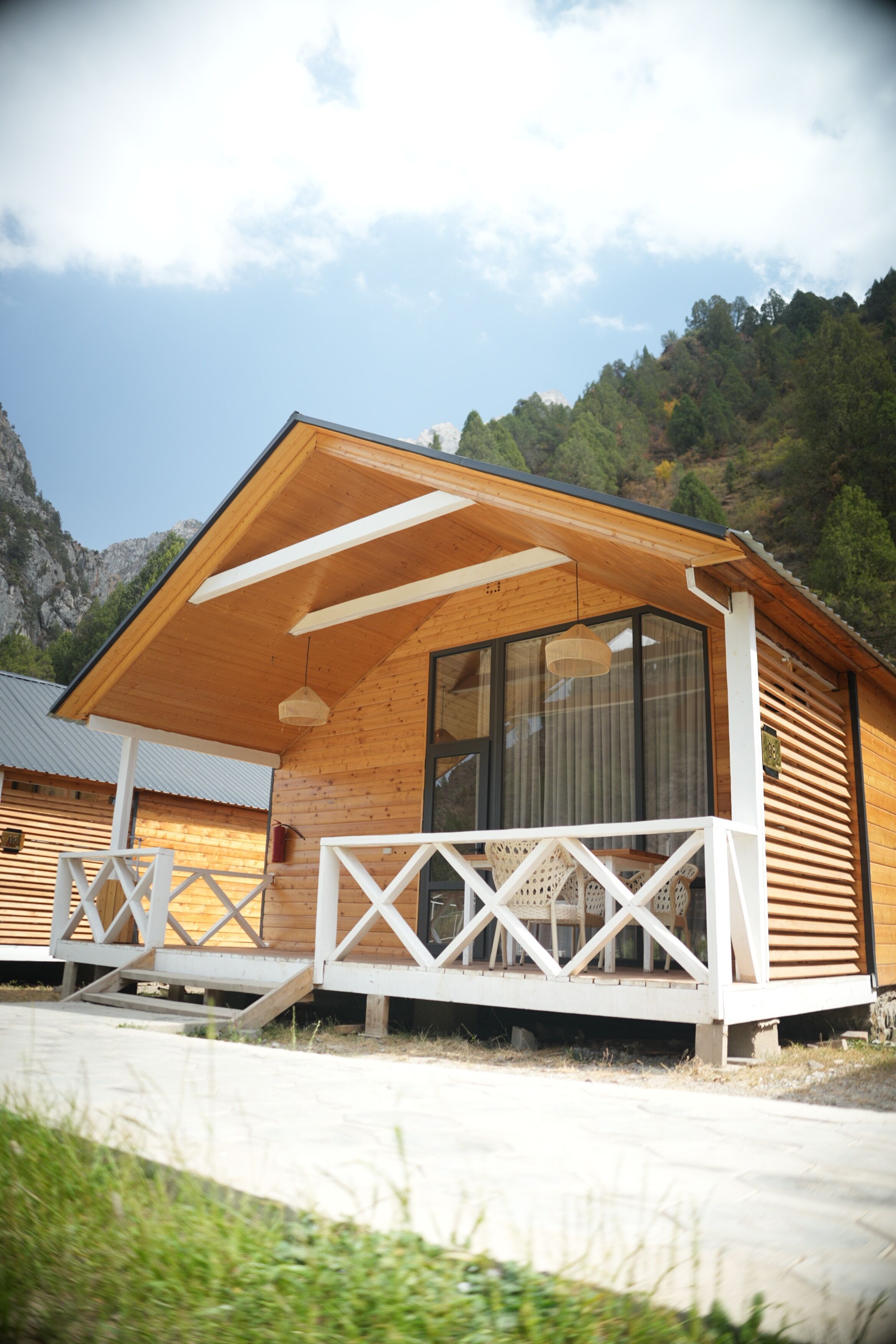 Casa de campo Deluxe, vista a la montaña | Cortinas blackout 