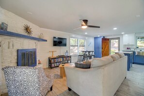 House (3 Bedrooms) | Interior - Game Room, Dock & Hot Tub: Grand Lake Getaway (Afton)