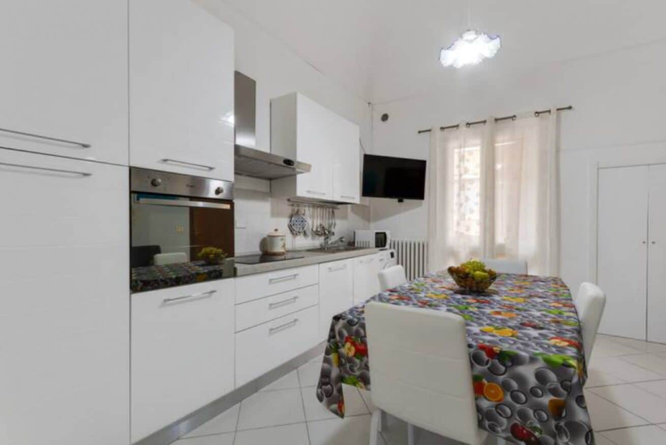 Fridge, microwave, dishwasher, toaster