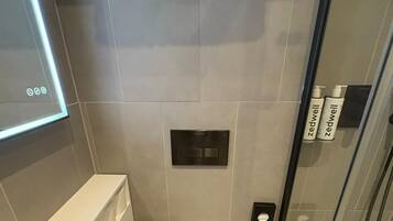 Standard Double Room | Bathroom | Shower, free toiletries, towels, soap