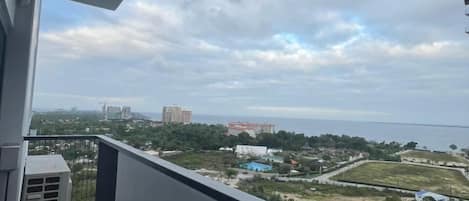 Comfort Condo, 1 Double Bed, Balcony, Beach View | Terrace/patio