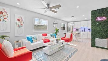 TV, video games, offices