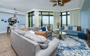 Living area - The Oasis 405 Formerly Phoenix West Ii 405 3 Bedroom Condo (Orange Beach)