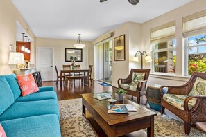 Condo, 2 Bedrooms | Living area - Kauai Pili Mai 15f 2 Bedroom Condo (Koloa)