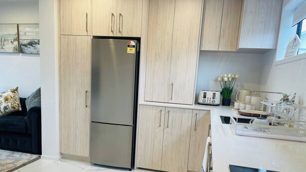 Room, 1 Bedroom, Smoking | Private kitchen - Room-new Brighton Beachfront Unit (Christchurch)