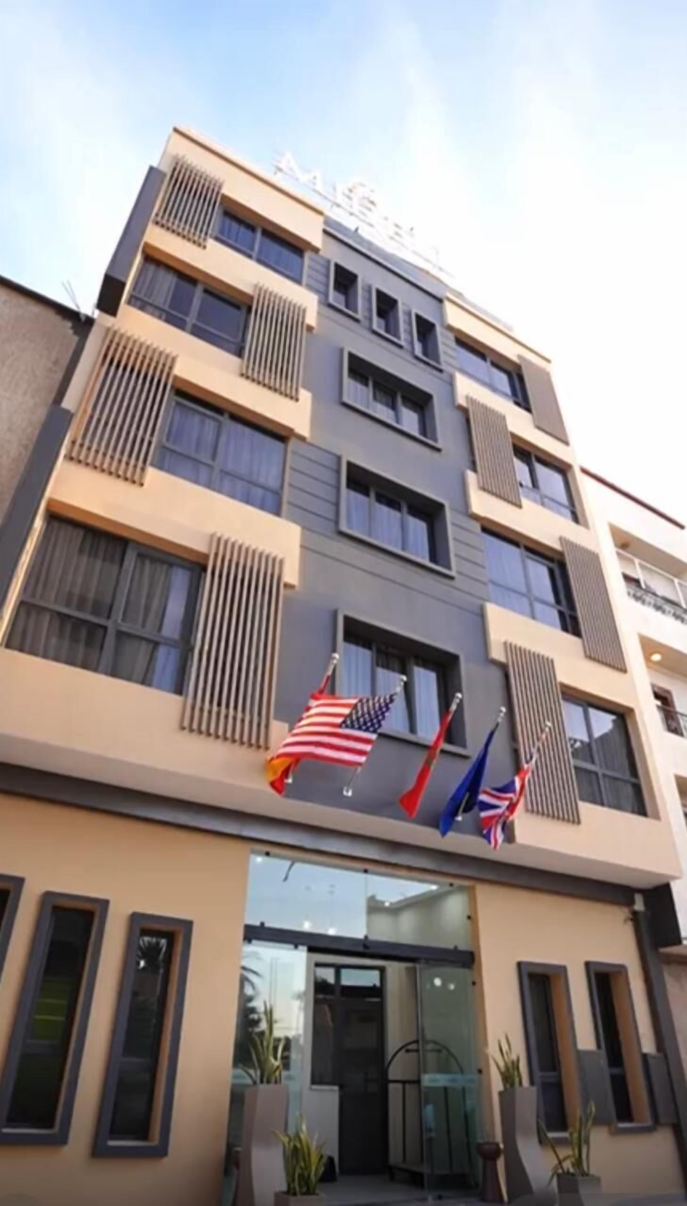 Façana frontal de l'allotjament