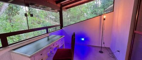 Blackout drapes, iron/ironing board, free WiFi