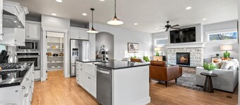 Modern Family Home | Sauna, Fire Pit, Swings & Access to Pools & Parks