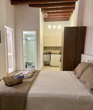 Deluxe tweepersoonskamer | Een gratis minibar, gratis wifi