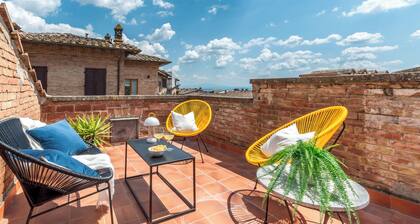 Mimosa-A few meters from Piazza del Campo with terrace