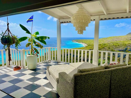 Villa Kas di Sol at Cas Abou with Breathtaking Flamingo & Sea View