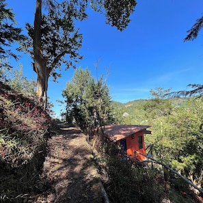 Cabin, 1 Bedroom, Smoking, Balcony | Property grounds
