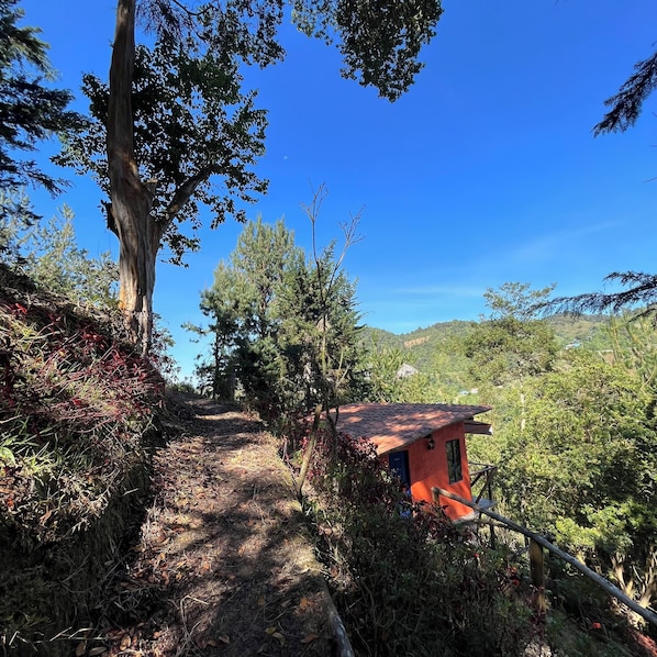 Cabin, 1 Bedroom, Smoking, Balcony | Property grounds