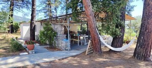 Outdoor dining - Jasmin Bright Nest - Bloomy Garden View (Thasos Regional Unit)