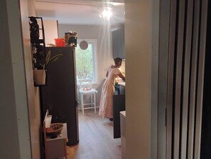 Casa, 2 quartos, sacada, vista para o jardim | Cozinha privada