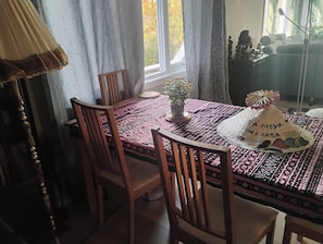 House, 2 Bedrooms, Balcony, Garden View | Dining room - Nicely Decorated House Near Forest and Town (Oslo)
