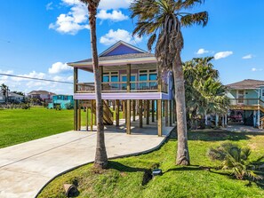 Exterior - The Purple Pelican | Gulf Retreat, Near Beach (Galveston)