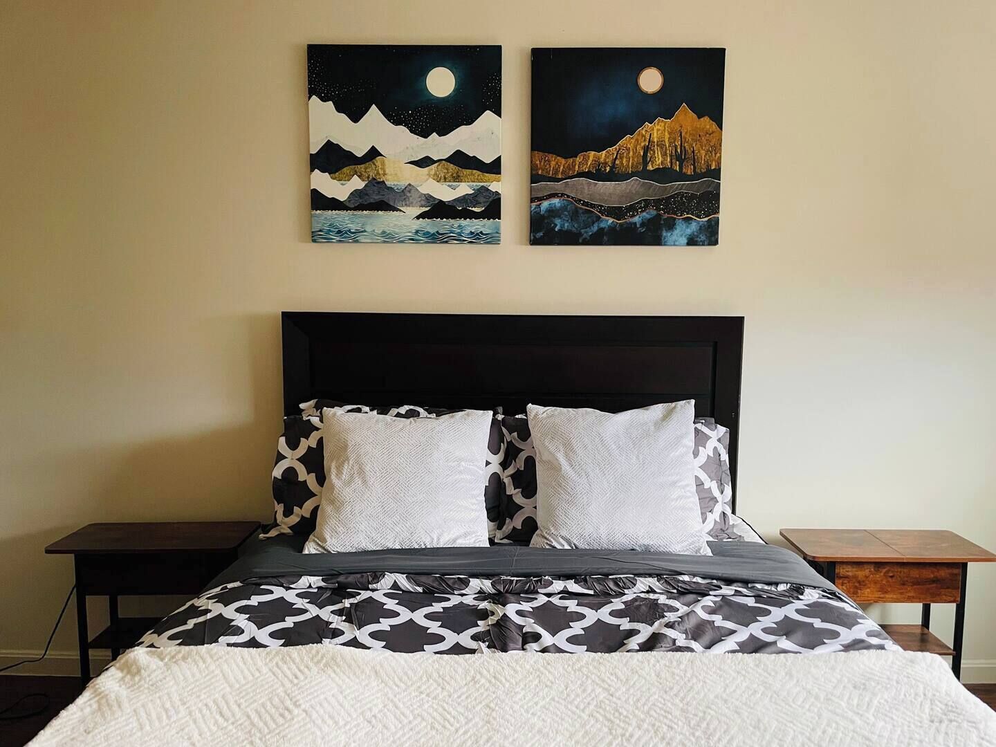 2 habitaciones, tabla de planchar con plancha y wifi gratis 