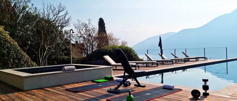 Villa, 6 slaapkamers, privézwembad, uitzicht op tuin | Zwembad | Een buitenzwembad